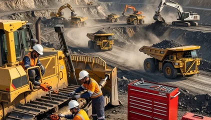 Tambang batubara dan perkakas heavy duty