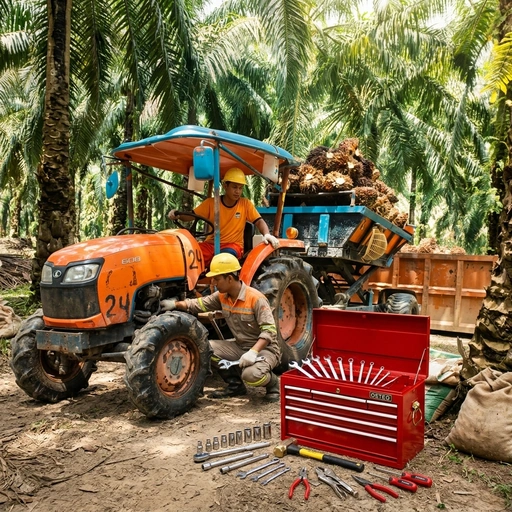 perbaikan Kendaraan Pabrik Kelapa Sawit